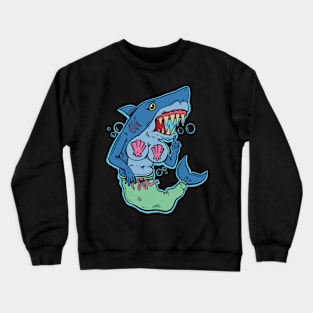 Shark Mermaid Crewneck Sweatshirt